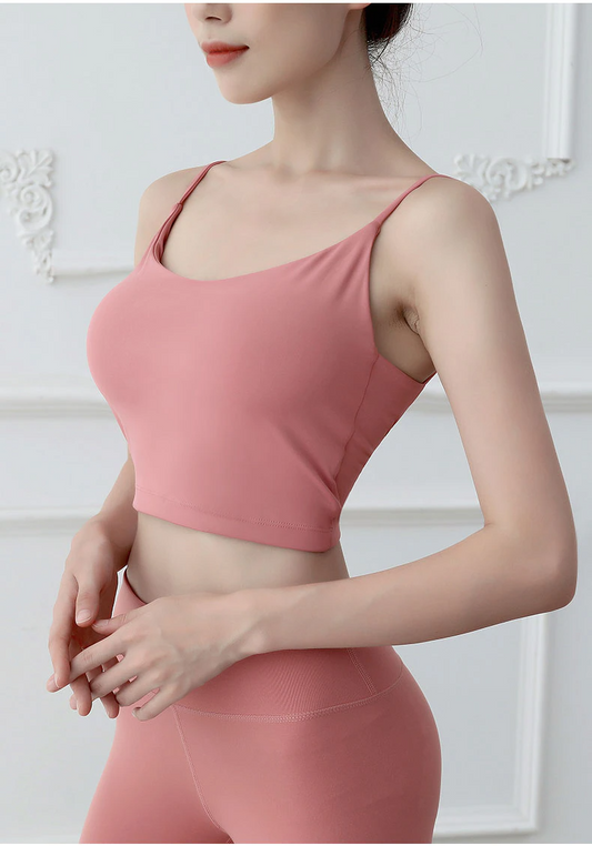 Women's Beauty Back Yoga Crop Top - skyjackerz