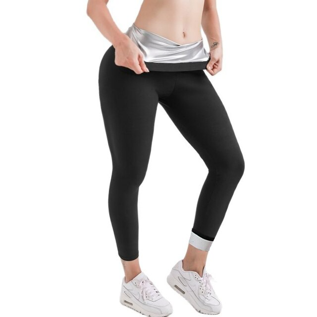 Black / S Women's Sauna Sweatpants - skyjackerz