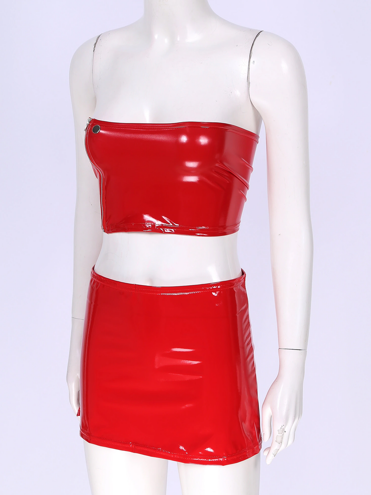 Women's Clubwear Tube Top & Mini Skirt - skyjackerz