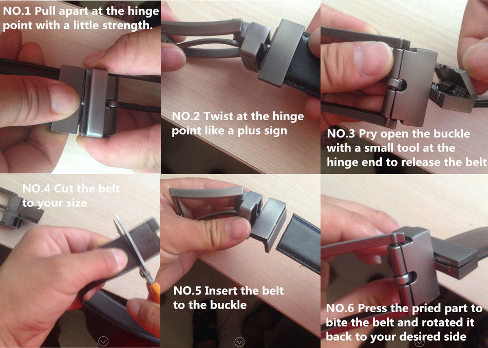 Black / Light-Brown / 90 Men's Reversible Genuine Leather Belt - skyjackerz
