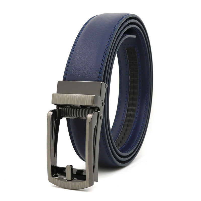 6 / 110 cm Men's Automatic Cowhide Leather Belt - skyjackerz