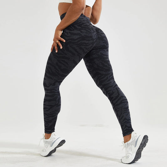 Black / S Women's Fitness Workout Pants - skyjackerz