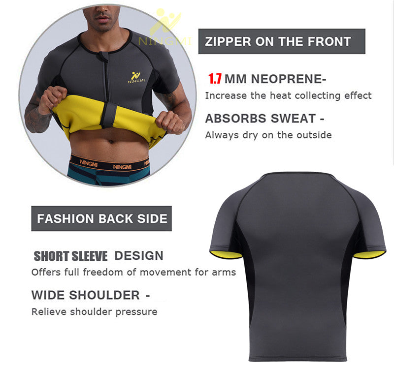Men's Neoprene Suna Zipper Top - skyjackerz