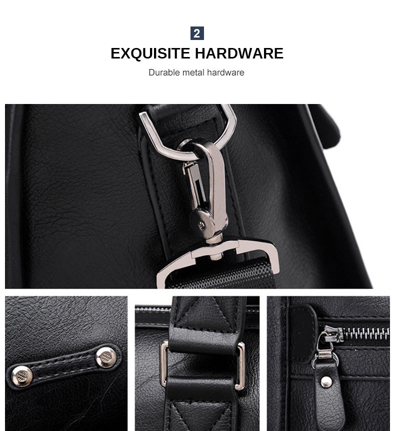 Wellvo Leather Laptop Bag - skyjackerz