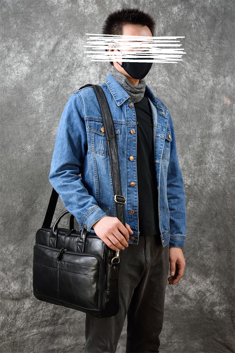 Matthew Leather Laptop Bag For Men - skyjackerz
