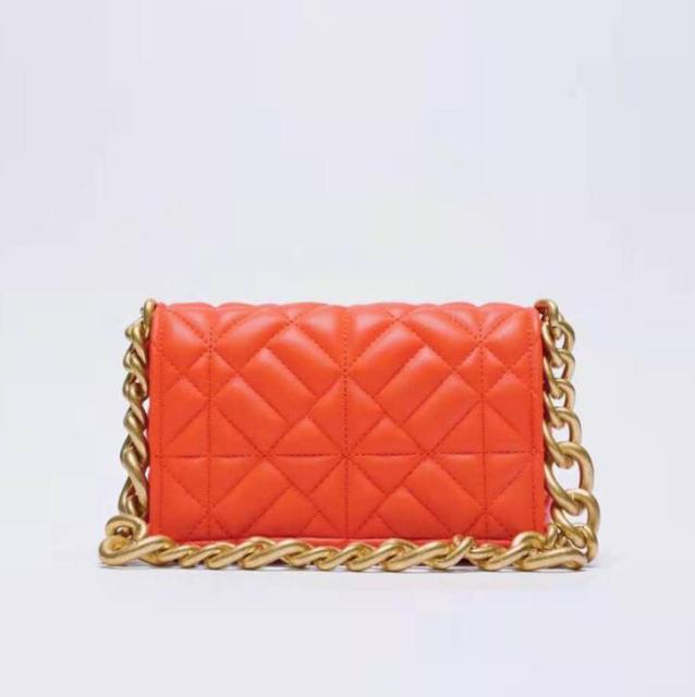 Orange-metal / s-22cmx5cmx13cm Women's Leather Tote Bag - Handbag Clutch Collection - skyjackerz