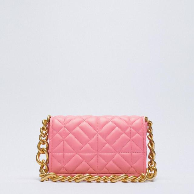 pink--metal / s-22cmx5cmx13cm Women's Leather Tote Bag - Handbag Clutch Collection - skyjackerz