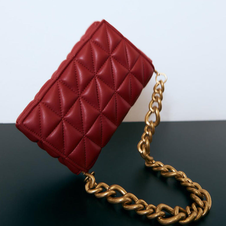 pink--metal / s-22cmx5cmx13cm Women's Leather Tote Bag - Handbag Clutch Collection - skyjackerz