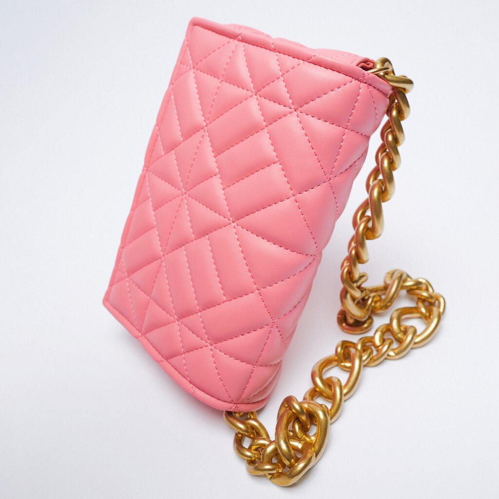 pink--metal / s-22cmx5cmx13cm Women's Leather Tote Bag - Handbag Clutch Collection - skyjackerz