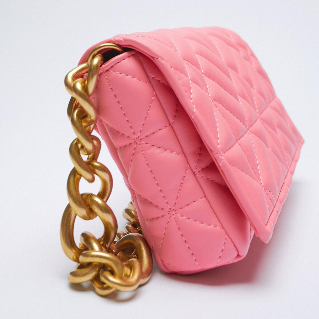 pink--metal / s-22cmx5cmx13cm Women's Leather Tote Bag - Handbag Clutch Collection - skyjackerz