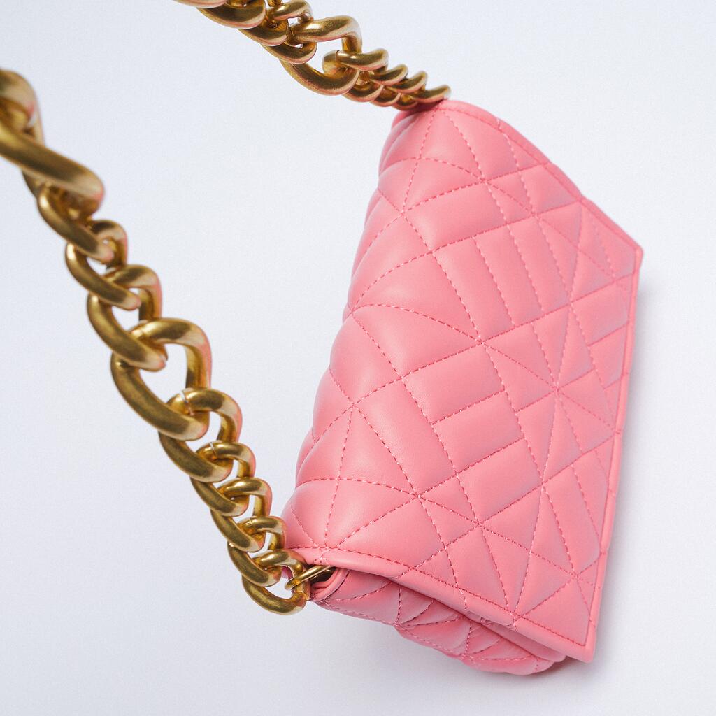 pink--metal / s-22cmx5cmx13cm Women's Leather Tote Bag - Handbag Clutch Collection - skyjackerz