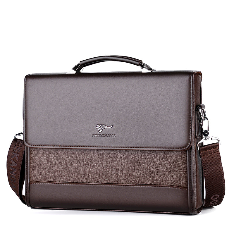 Davis Leather Laptop Bag For Men - skyjackerz