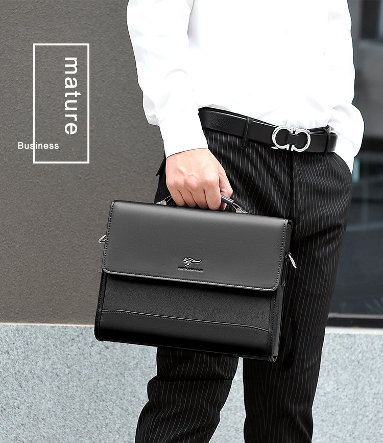 Davis Leather Laptop Bag For Men - skyjackerz