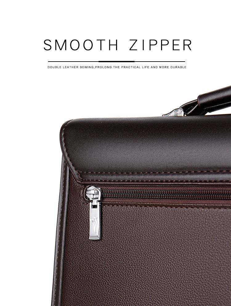 Davis Leather Laptop Bag For Men - skyjackerz