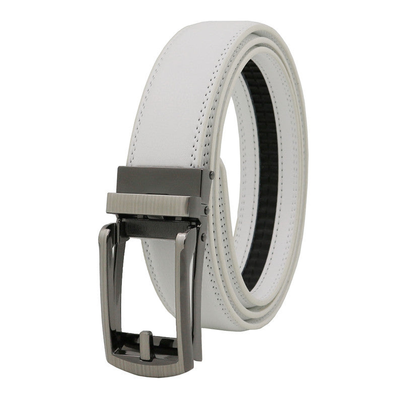 4 / 110 cm Men's Automatic Cowhide Leather Belt - skyjackerz