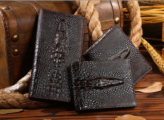 Men's Luxury Crocodile Wallet - skyjackerz