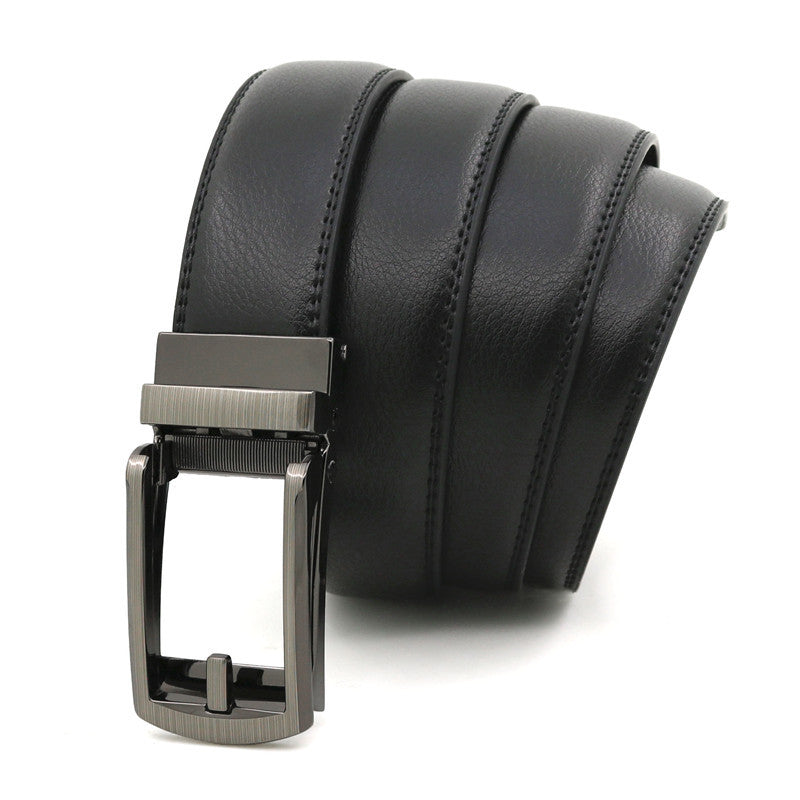 1 / 110 cm Men's Automatic Cowhide Leather Belt - skyjackerz