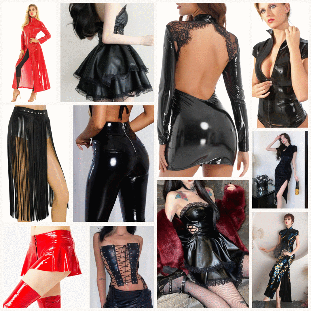 Women Leather Clubwear