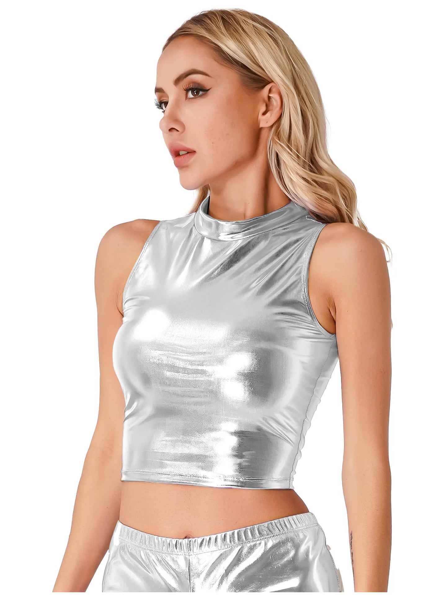 Women's Shiny Rave Outfit - skyjackerz