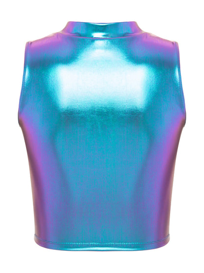 Women Sexy Sleeveless Crop Top - skyjackerz