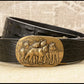 Wolf Pack Automatic Leather Belt For Men - skyjackerz