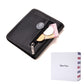 With Box / Black coin pocket Men's Leather Business Mini Coin Wallet - skyjackerz