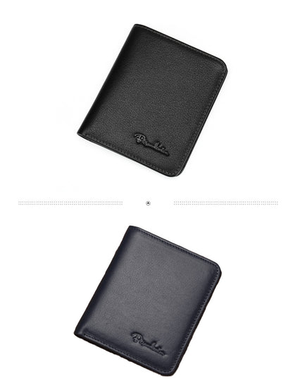 Men's Leather Business Mini Coin Wallet - skyjackerz