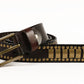 Rivet Studded Cowskin Leather Belt For Men - skyjackerz