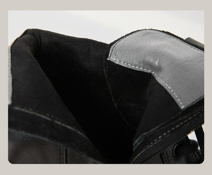 Women's Real Cow Leather Retro Boots - skyjackerz