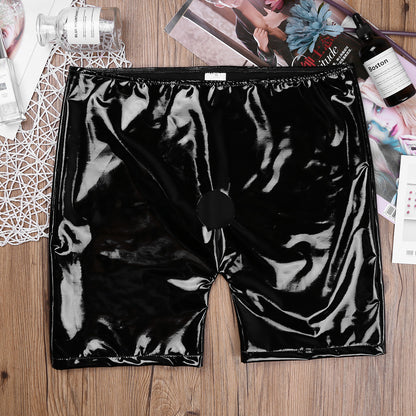 Men's Leather Boxer with Opening - skyjackerz