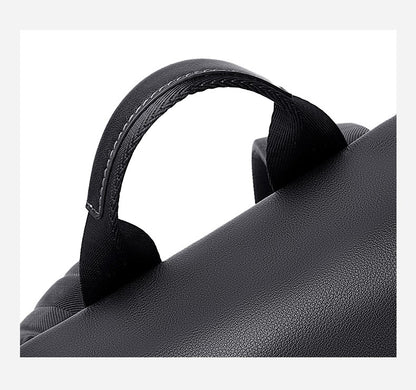 Men's Leather Large Water-Resistant Bag - skyjackerz