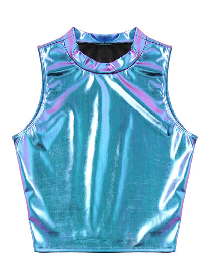 Women Sexy Sleeveless Crop Top - skyjackerz