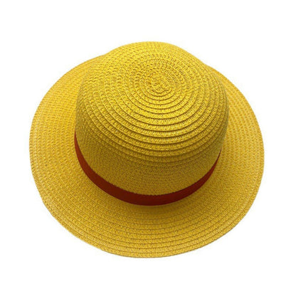 Luffy Cosplay Costume with Straw Hat - skyjackerz