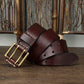 Men's Retro Double Needle Leather Belt - skyjackerz