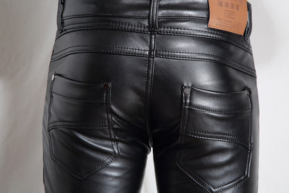 Men's Modern Comfortable Leather Pants - skyjackerz