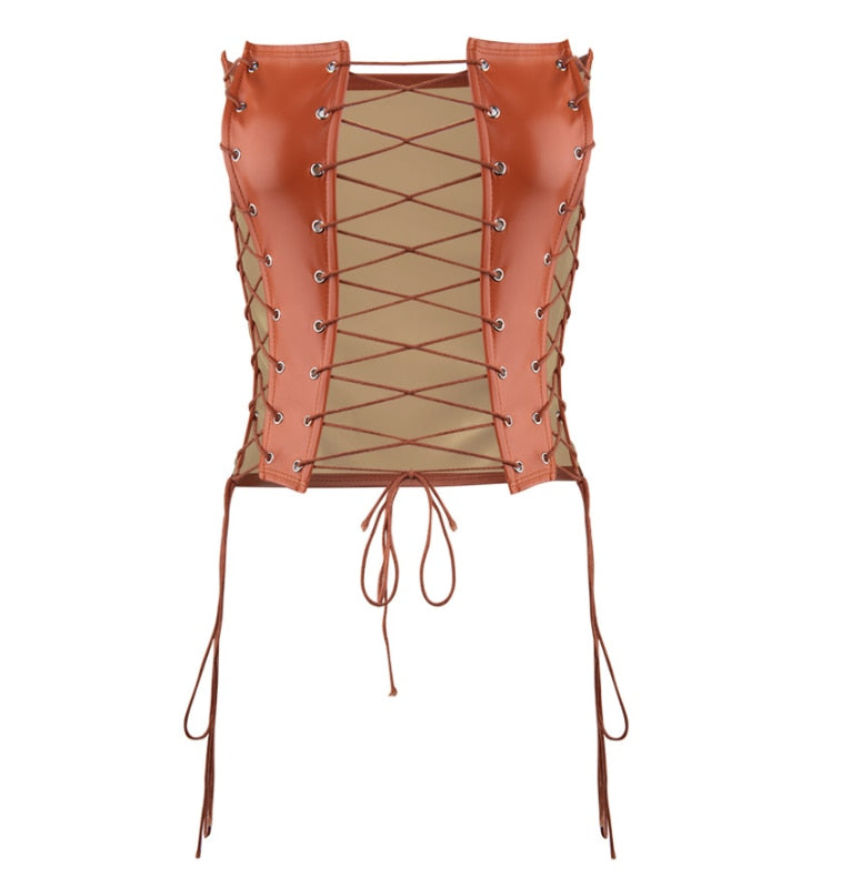 Handcrafted Leather Corset for Women - skyjackerz