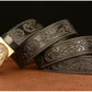 Chinese Dragon Totem Alloy Leather Belt For Men - skyjackerz