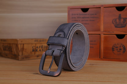 Men's Full Grain Genuine Leather Belt - skyjackerz