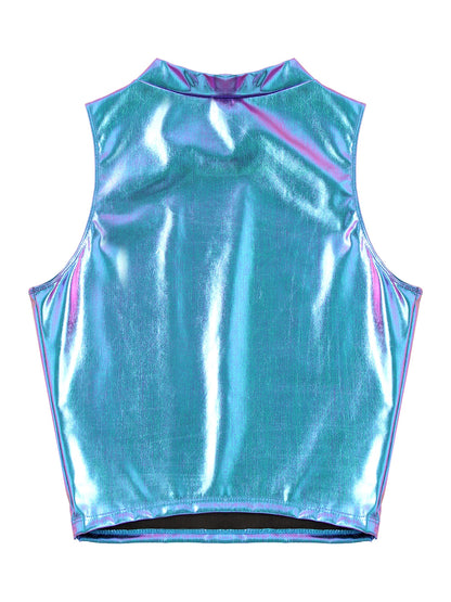 Women Sexy Sleeveless Crop Top - skyjackerz