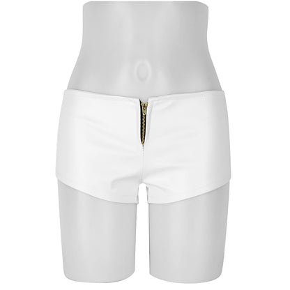 Women Black Low Waist Club Short - skyjackerz
