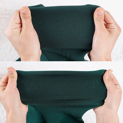 Dark Grey / One-Size Women's Velvet Winter Pantyhose - skyjackerz