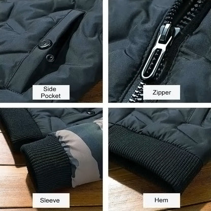 Men's Designer Cotton Bomber Jacket - skyjackerz