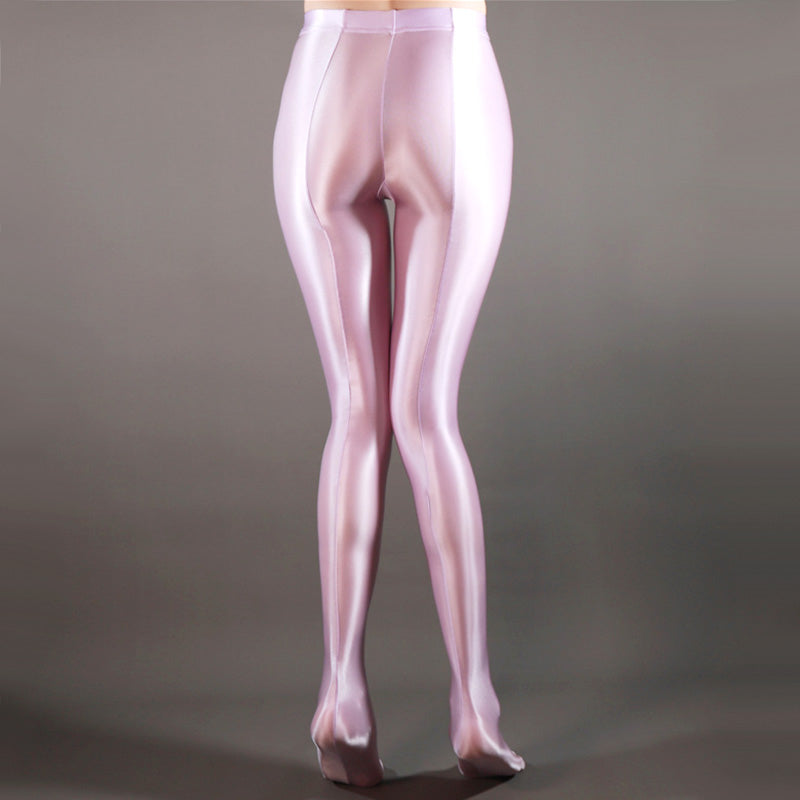 Women's Shiny Satin Sport Stockings - skyjackerz