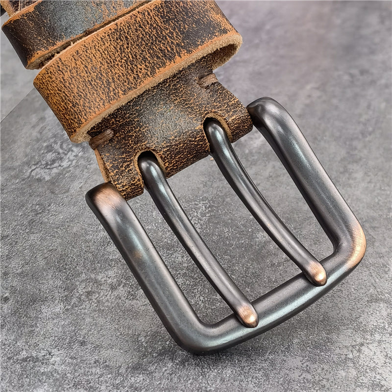 Retro Style Men's Leather Belt - skyjackerz