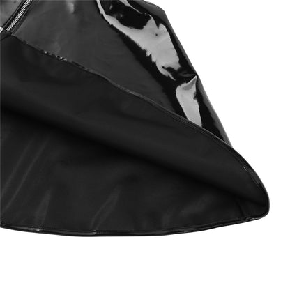 Women Leather Vintage Party Dress - skyjackerz