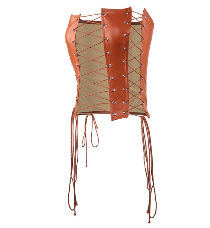 Handcrafted Leather Corset for Women - skyjackerz