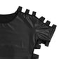 Men's Leather Sexy Cut Out Top - skyjackerz