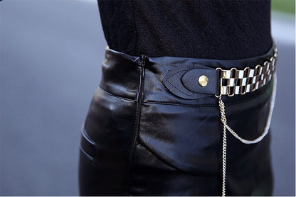 Women Sexy Slim Leather Skirt - skyjackerz