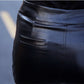 Women Sexy Slim Leather Skirt - skyjackerz