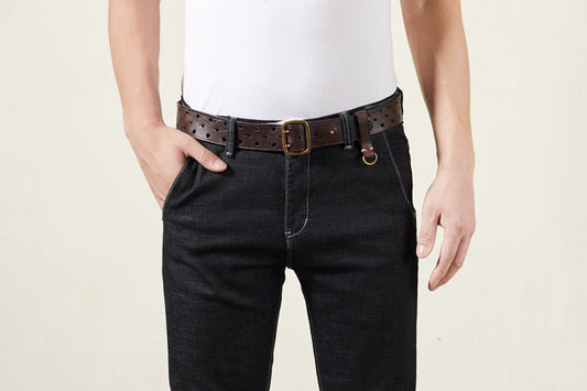 Men's Designer Double Pin Belt - skyjackerz